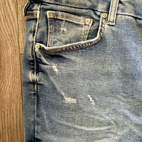 &Denim by H&M Super Skinny High Waist Jeans | Size 18 | Ankle Length | Distresse - Picture 5 of 8